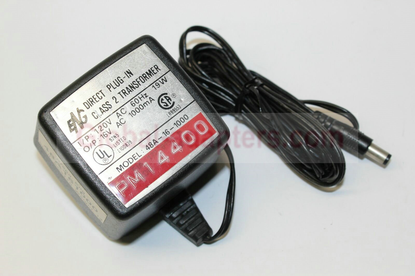 New 16V 1A ENG 48A-16-1000 Class 2 Transformer Power Supply Ac Adapter - Click Image to Close